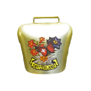 Image of Glocke gold 2.5cm Magnet 'Flower'