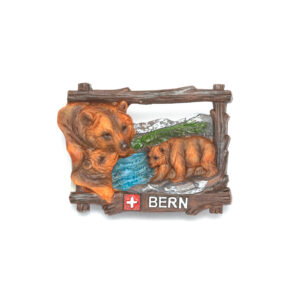 Image of Magnet Bern Bären wooden finish
