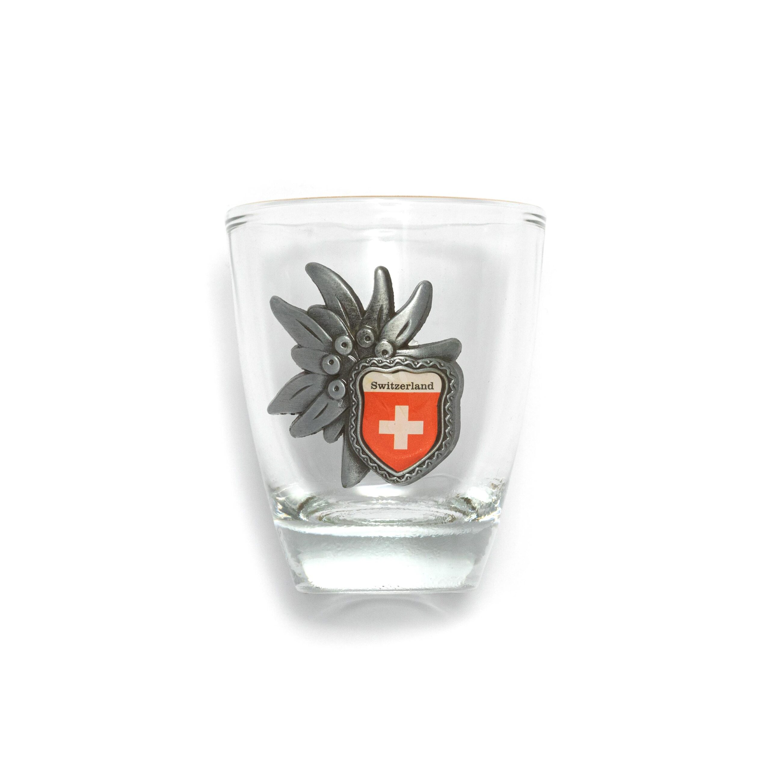 Image of Shotglass Edelweiss Wappen