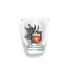 Image of Shotglass Edelweiss Wappen