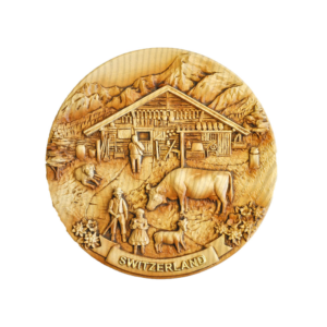 Image of Holzdesign Teller 12cm Switzerland