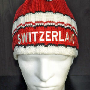 Image of Wintermütze Switzerland rot/creme