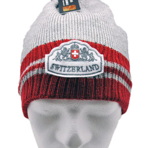 Image of Wintermütze Switzerland Patch grau